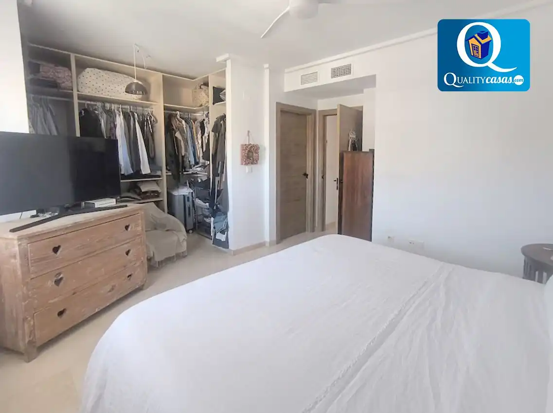 Bedroom of Houses for sale in Mutxamel  with Air Conditioner, Heating and Terrace
