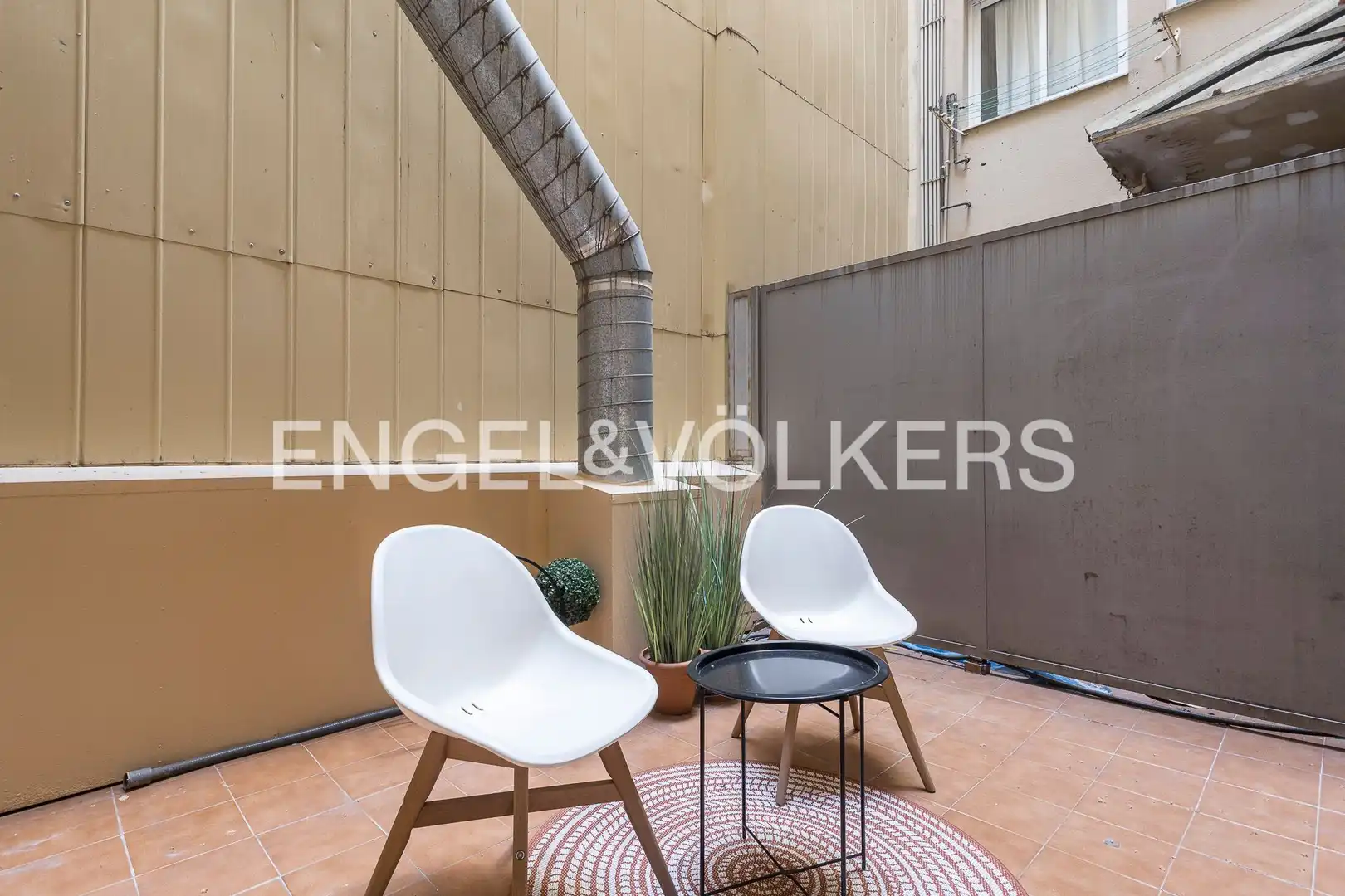 Terrace of Duplexes for rent in Barcelona  with Air Conditioner, Heating and Parquet flooring