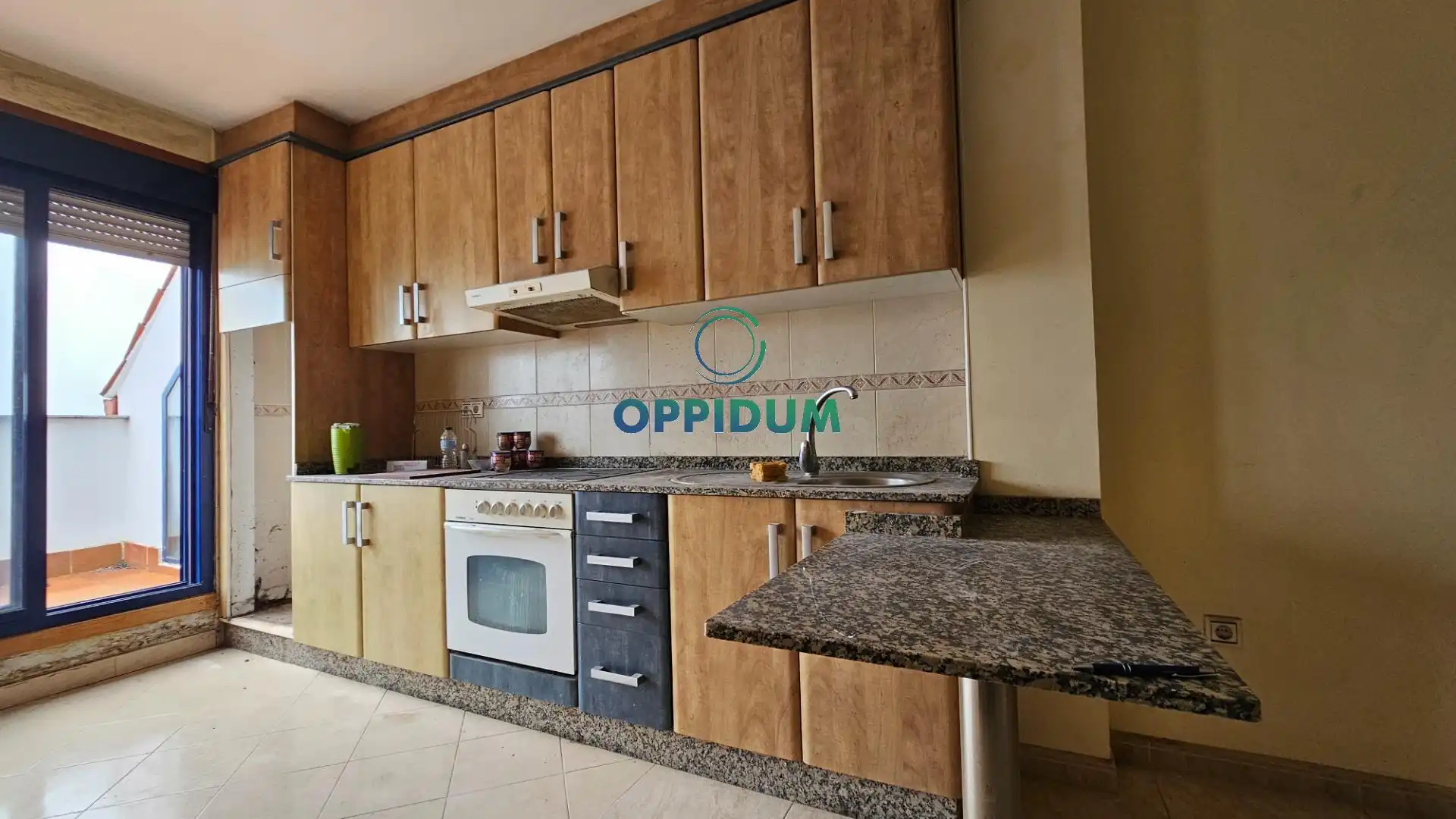 Kitchen of Flat for sale in Boiro  with Heating, Terrace and Storage room