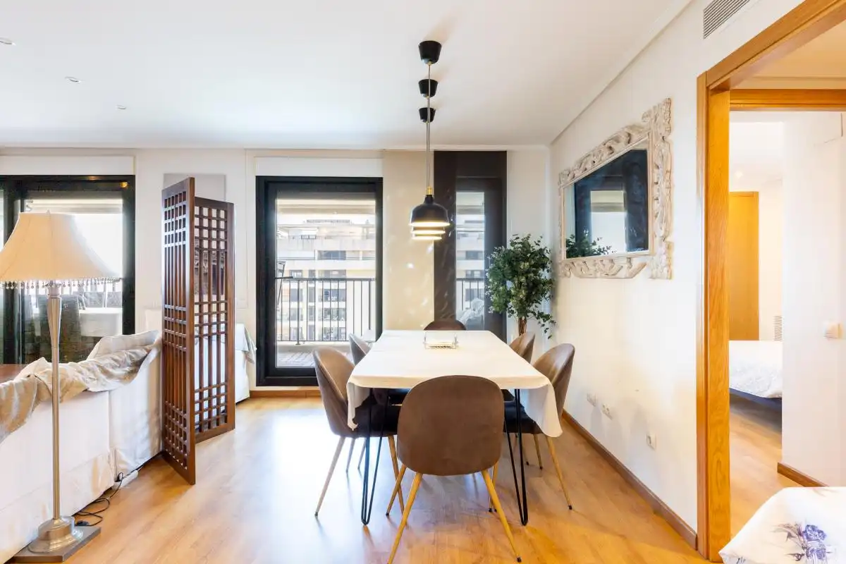 Dining room of Flat for rent in Alboraya  with Air Conditioner, Heating and Private garden