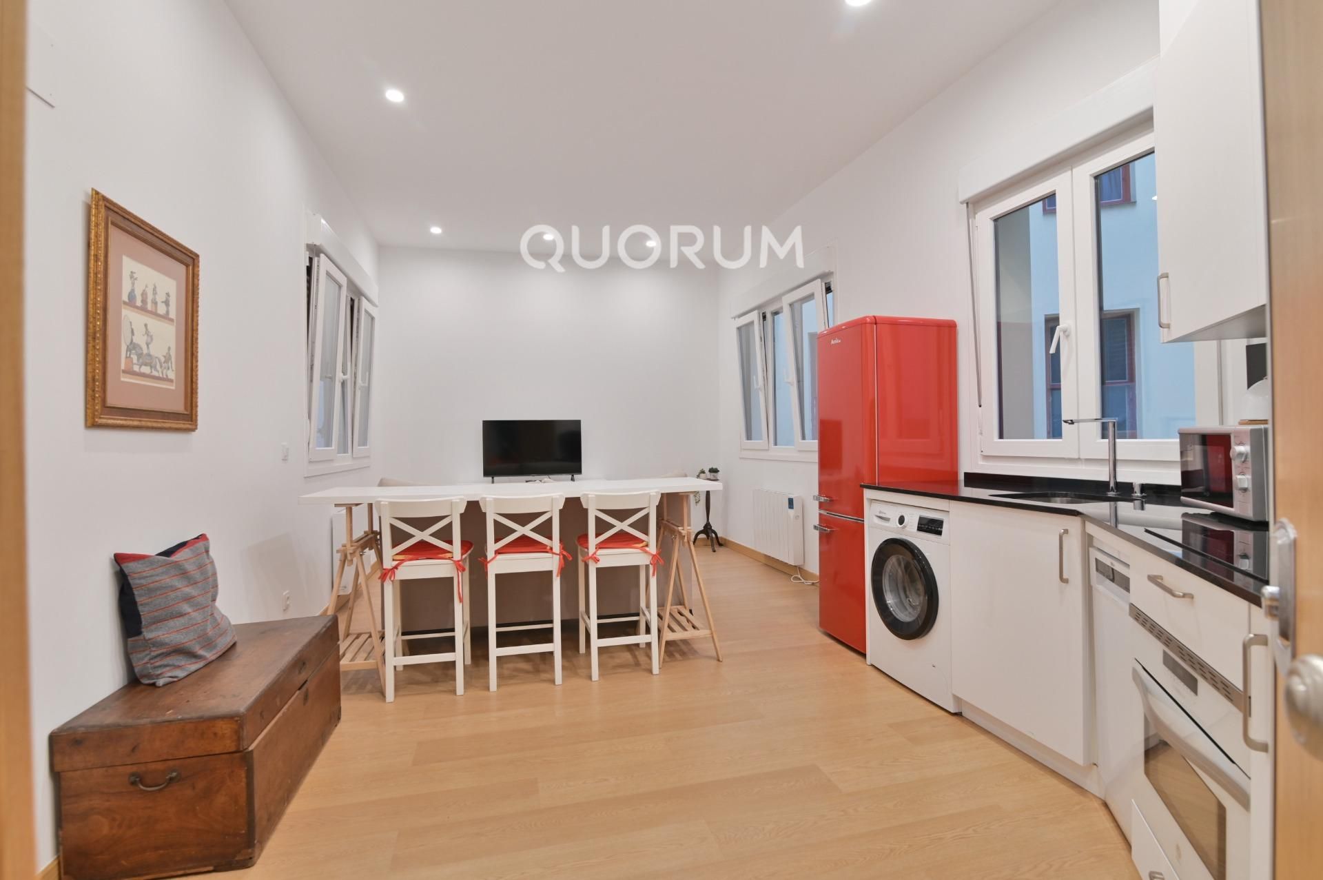 Living room of Flat to rent in Bilbao   with Furnished