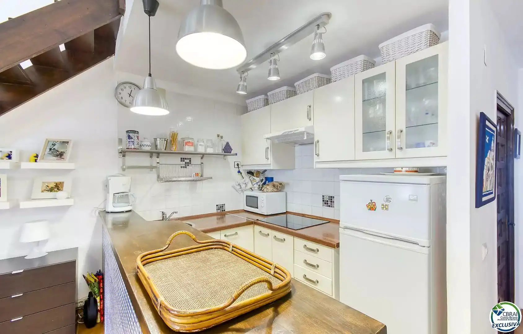 Cocina de Casa o chalet en venta en Garrigàs con Terraza y Amueblado