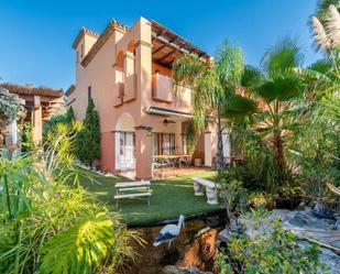 Garden of Single-family semi-detached for sale in Marbella  with Air Conditioner, Terrace and Swimming Pool