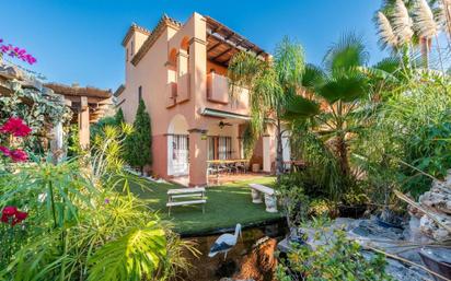 Garden of Single-family semi-detached for sale in Marbella  with Air Conditioner, Terrace and Swimming Pool