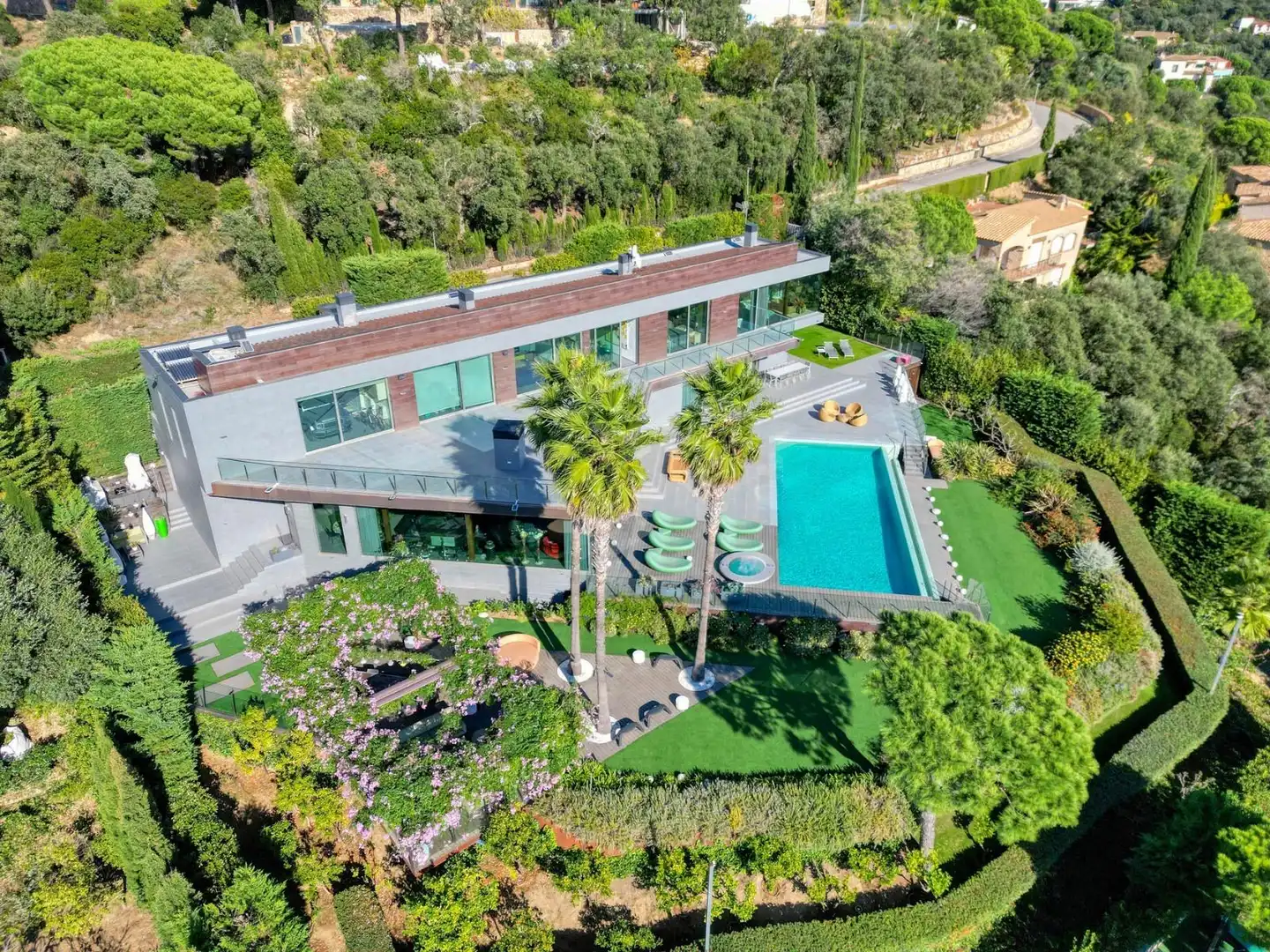 Jardí de Finca rústica en venda en Castell d'Aro, Platja d'Aro i s'Agaró amb Aire condicionat, Calefacció i Traster