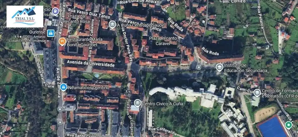 Vista exterior de Piso en venta en Ourense Capital 