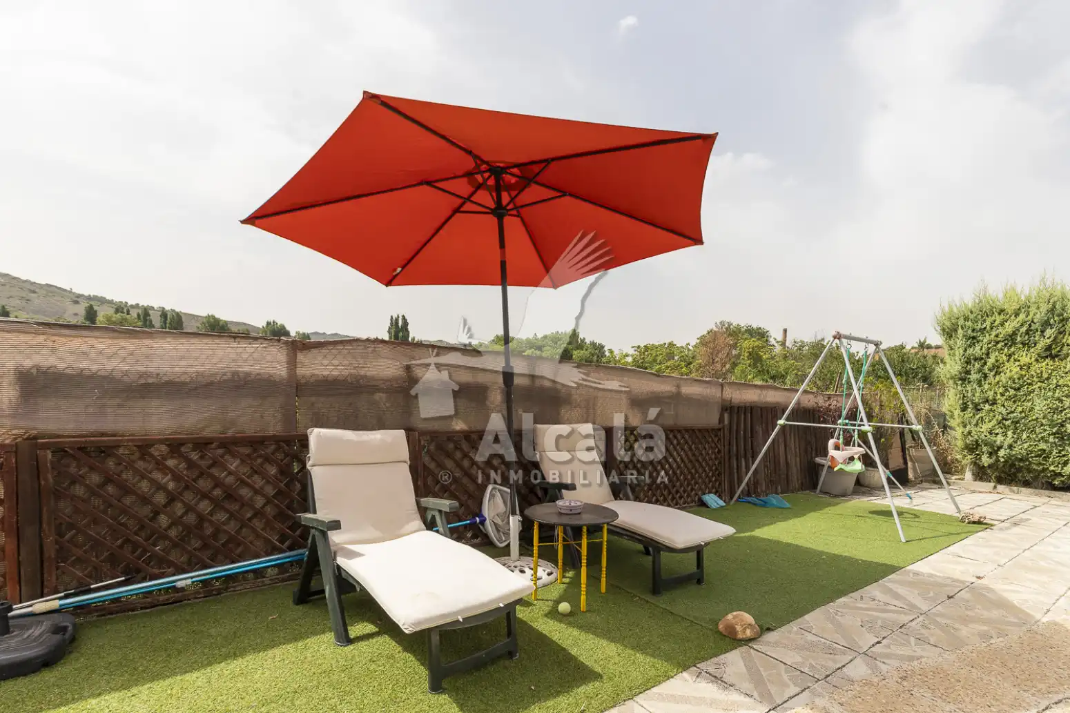 Terraza de Casa o chalet en venta en Tielmes con Aire acondicionado, Calefacción y Jardín privado