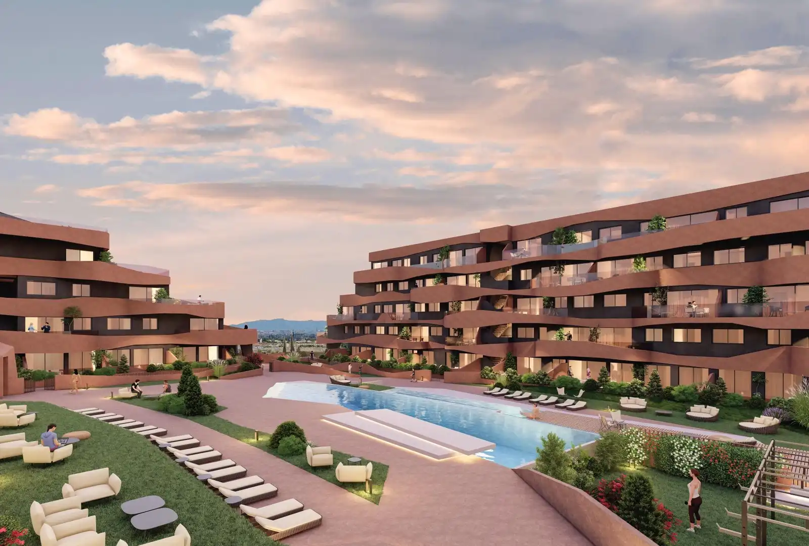 Exterior view of Attic for sale in Murcia  with Terrace, Storage room and Swimming Pool