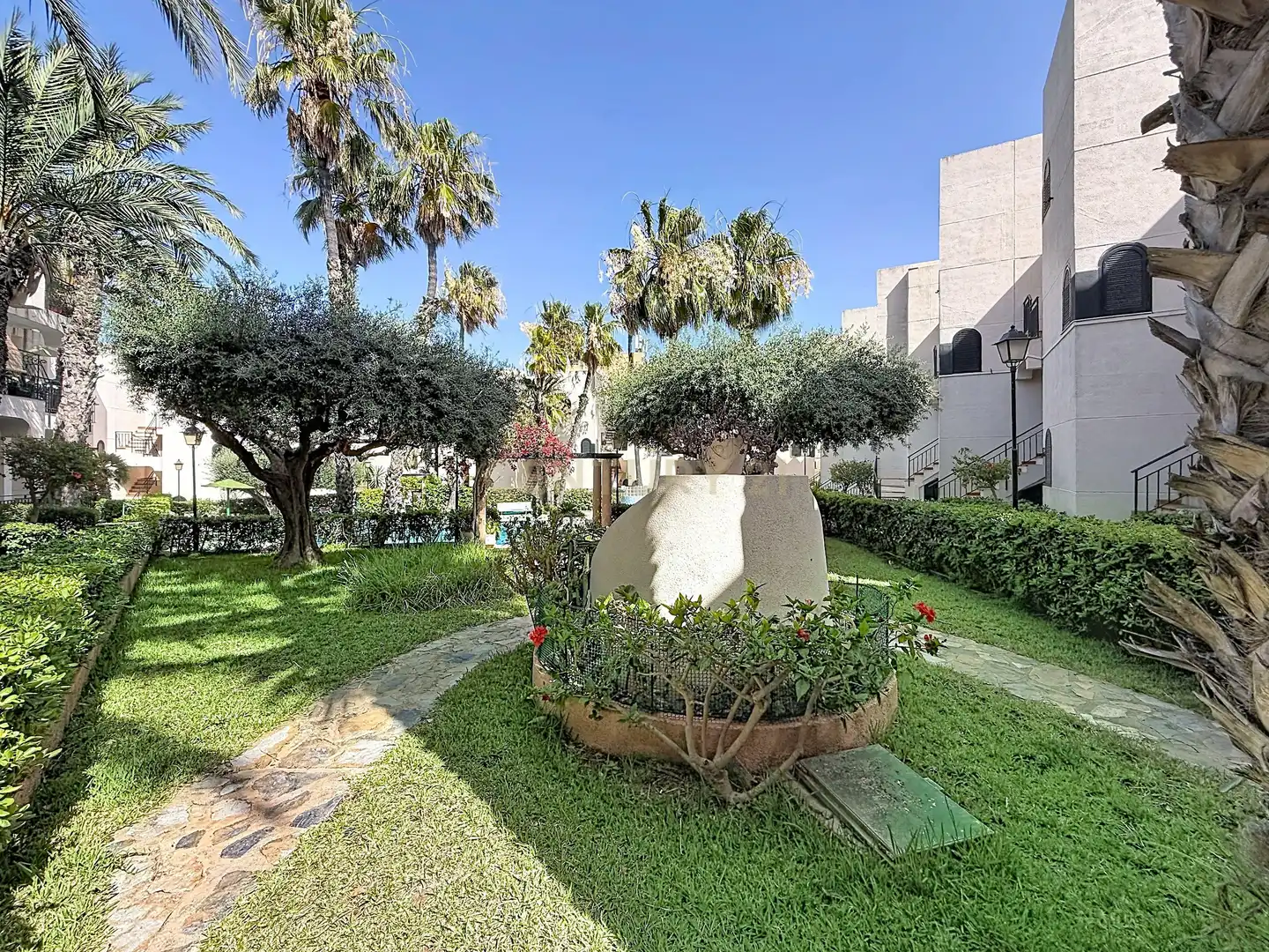 Jardín de Apartamento en venta en Torrevieja con Aire acondicionado y Piscina comunitaria