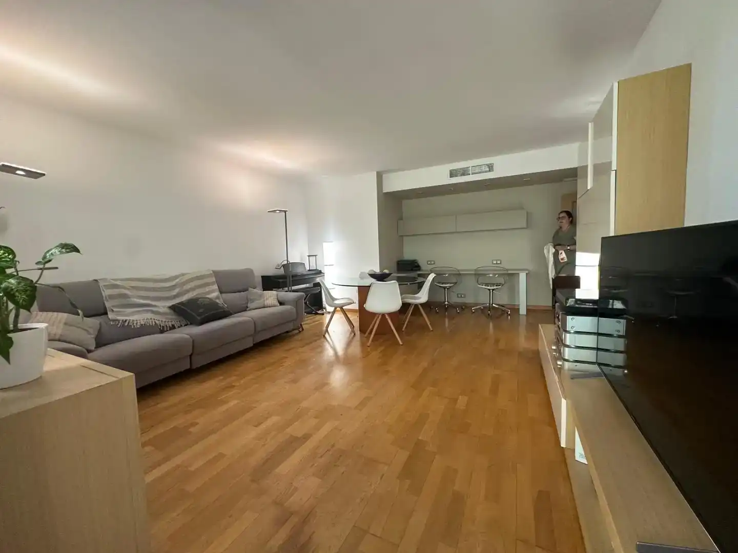 Sala d'estar de Pis en venda en  Palma de Mallorca amb Aire condicionat, Piscina i Balcó