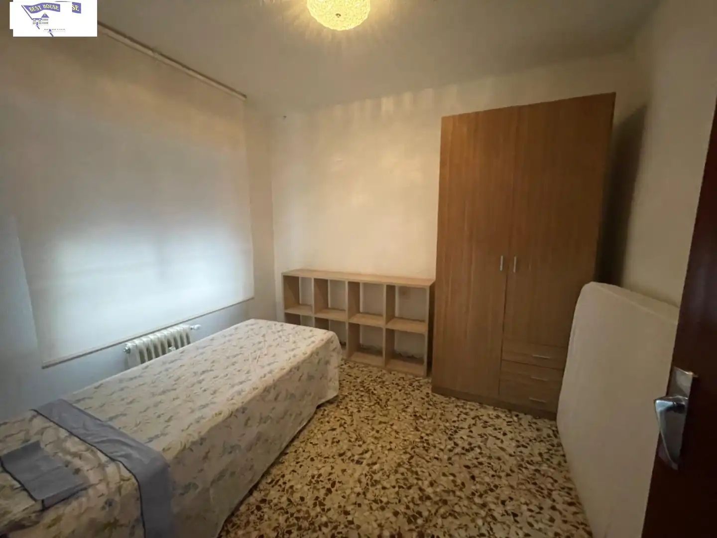 Schlafzimmer von Wohnung zur Miete in Albacete mit Heizung, Terrasse und Möbliert