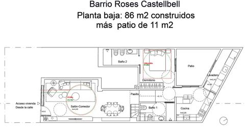Foto 3 de Dúplex en venda a Roses - Castellbell, Sant Feliu de Llobregat