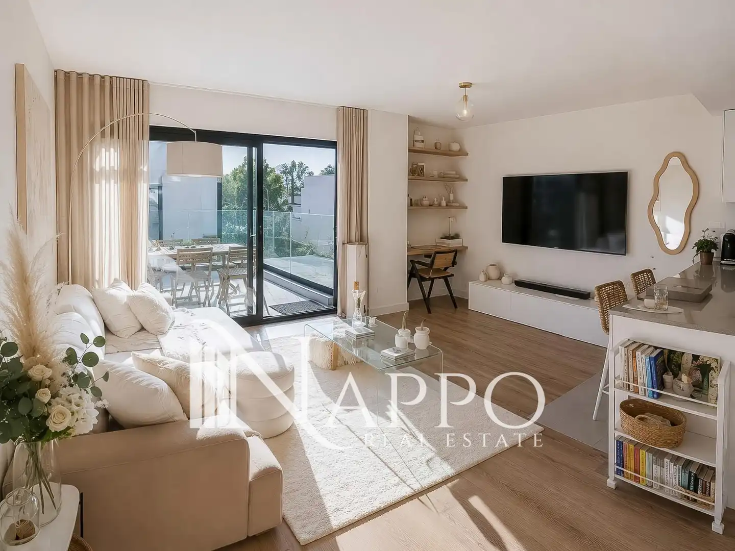 Wohnzimmer von Wohnung zum Verkauf in Calvià mit Klimaanlage, Heizung und Terrasse
