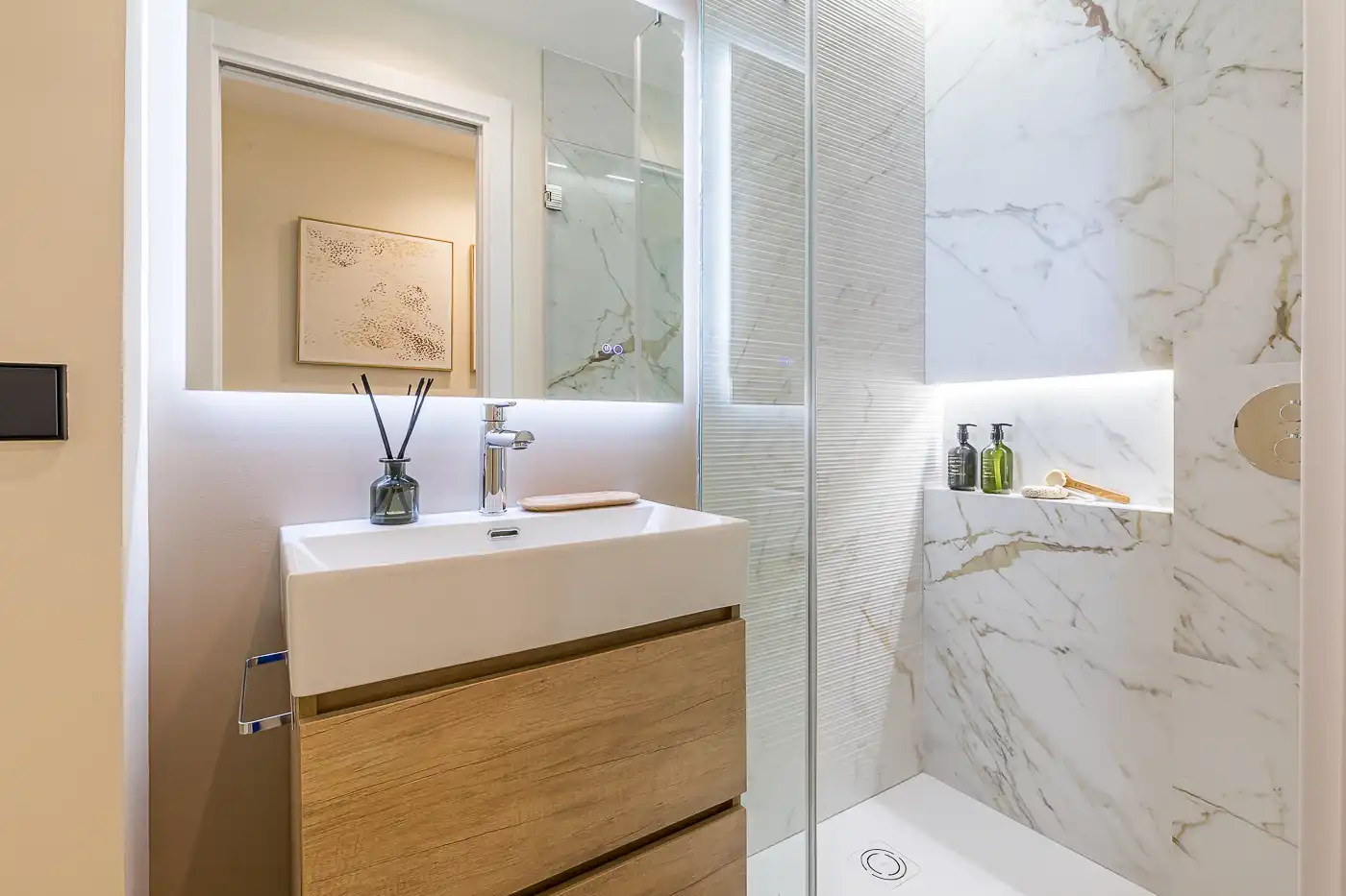 Bathroom of Houses for rent in Madrid  with Air Conditioner, Heating and Furnished