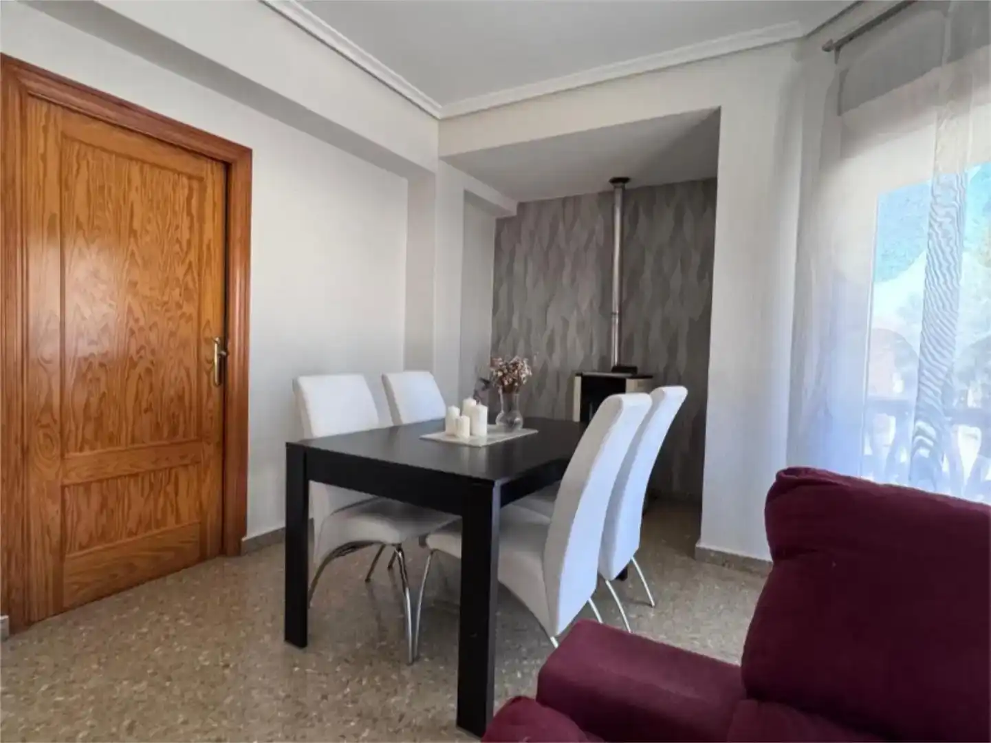 Comedor de Piso en venta en Villamalea con Aire acondicionado, Amueblado y Balcón