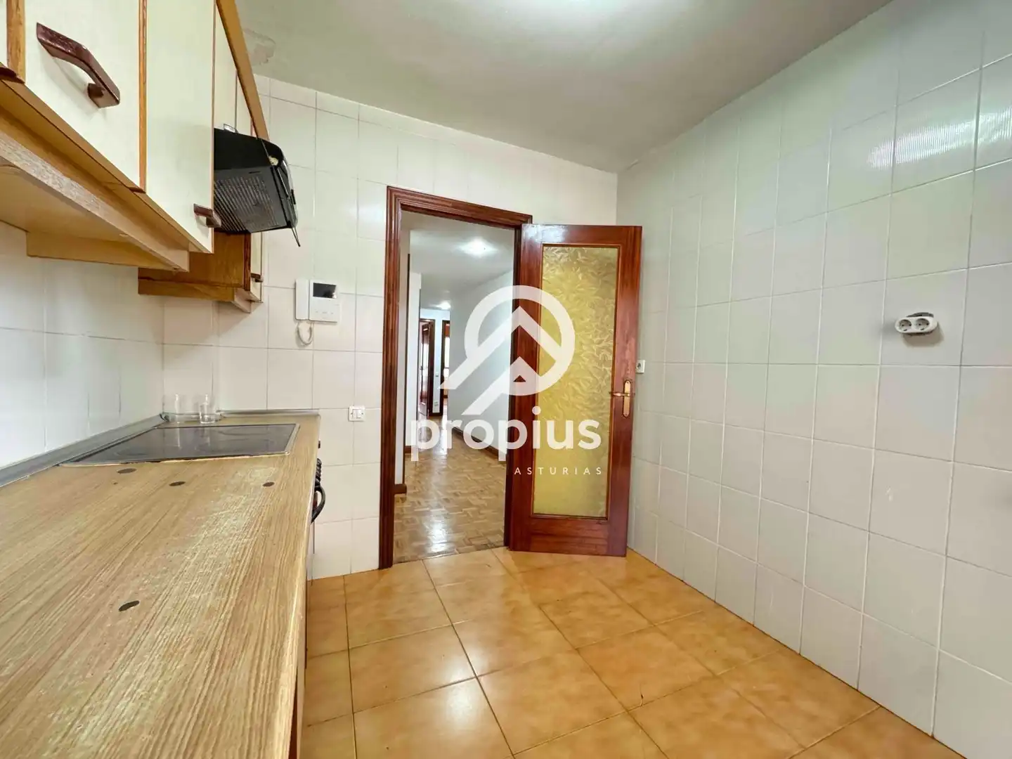 Cocina de Piso en venta en Oviedo  con Calefacción, Parquet y Terraza