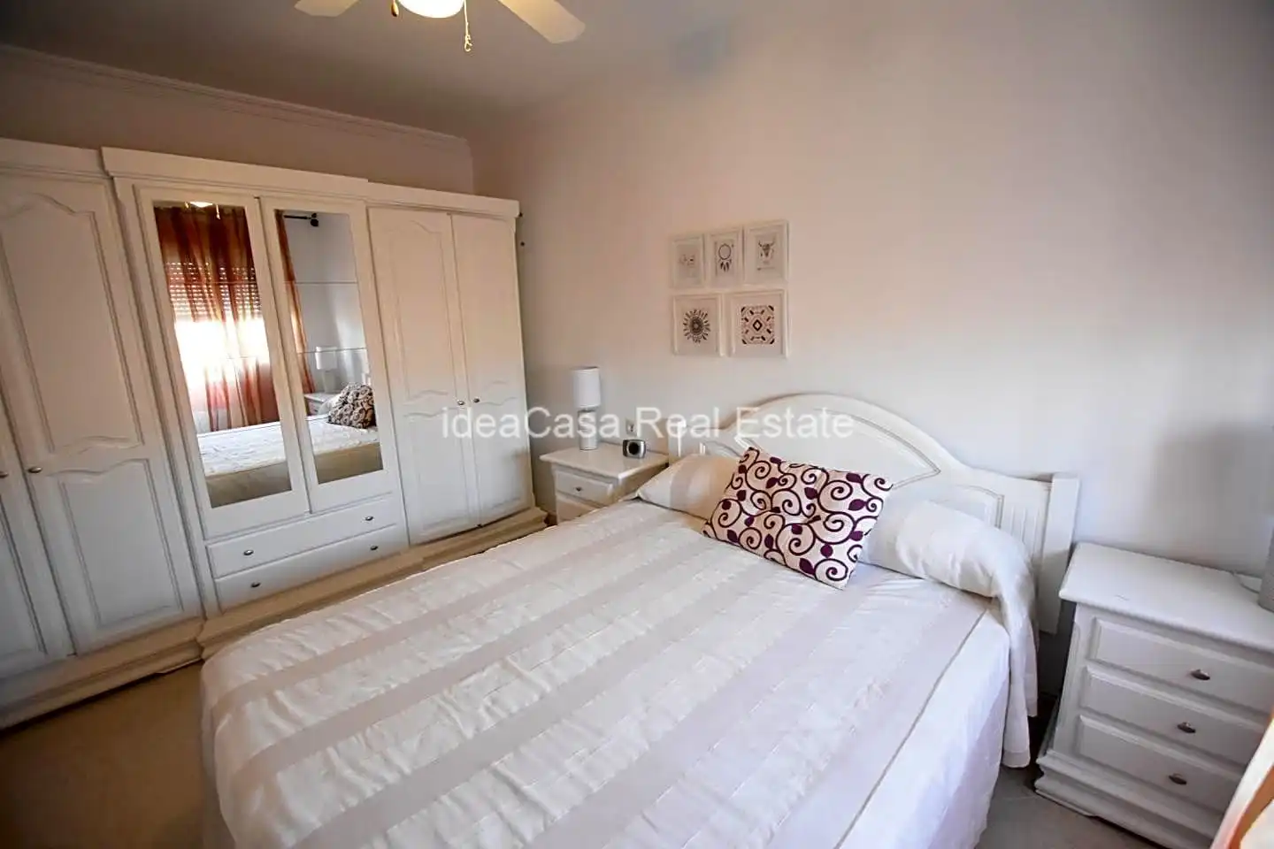 Schlafzimmer von Wohnung zur Miete in Málaga mit Möbliert