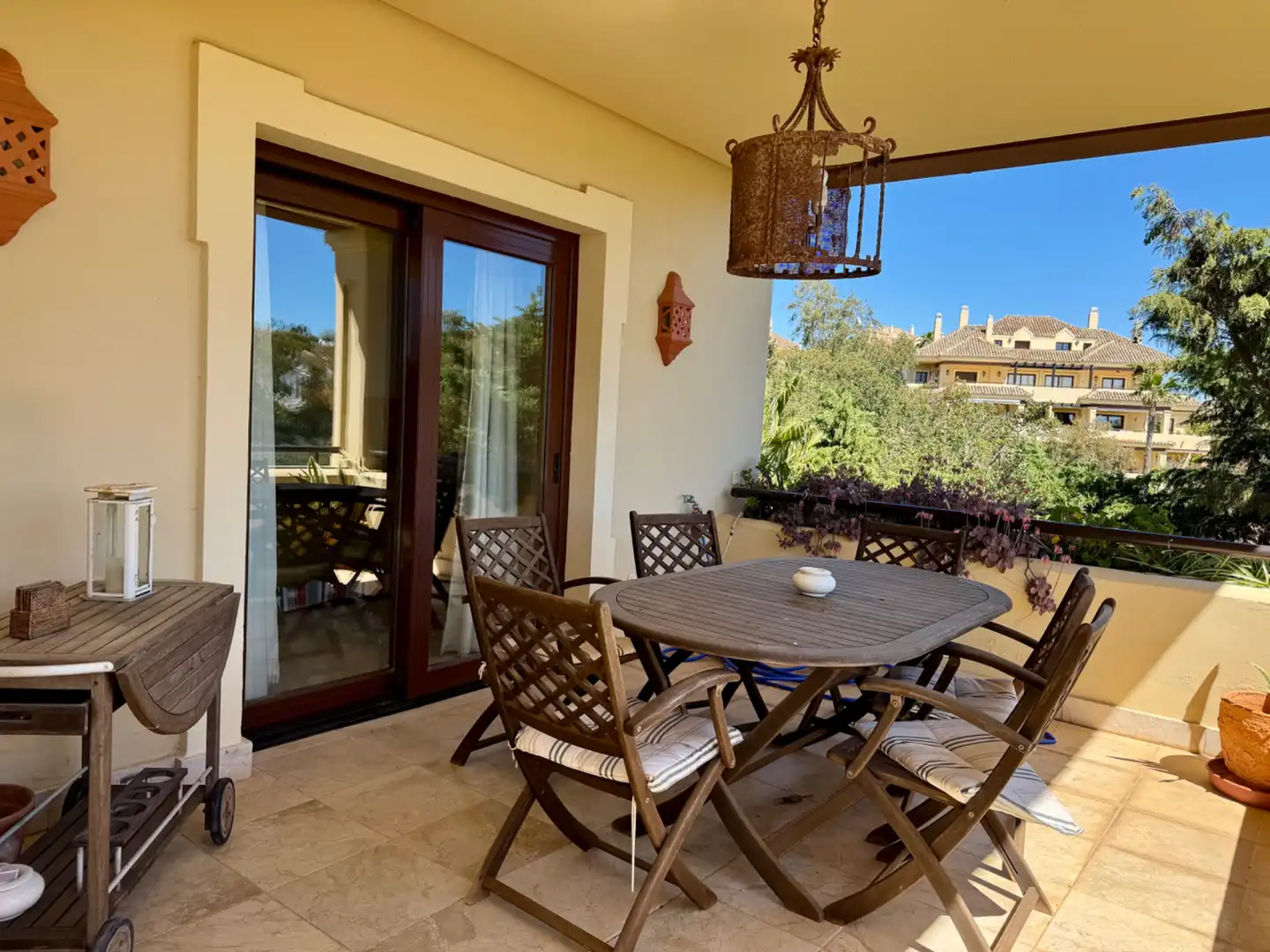 Terrace of Flat for sale in Sotogrande  with Air Conditioner, Heating and Private garden