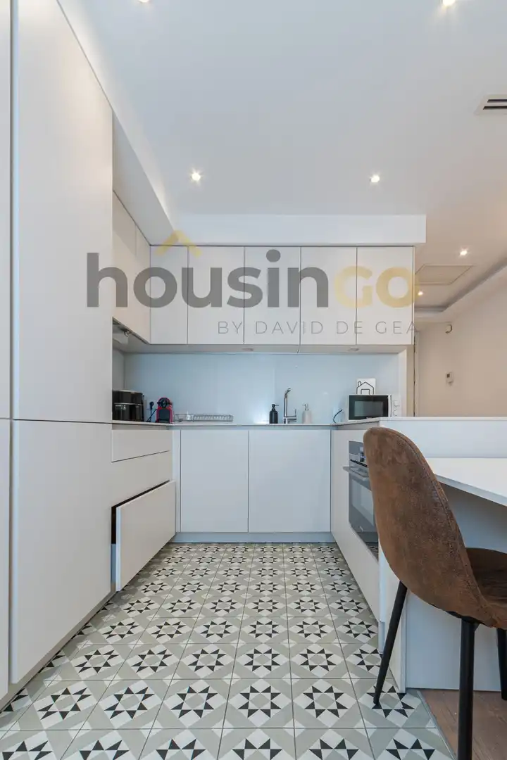 Cocina de Piso de alquiler en Madrid con Aire acondicionado, Calefacción y Terraza