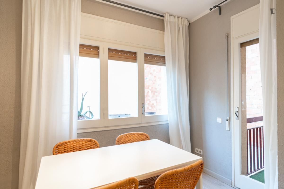 Dining room of Apartment to rent in  Barcelona Capital  with Furnished, Oven and Washing machine