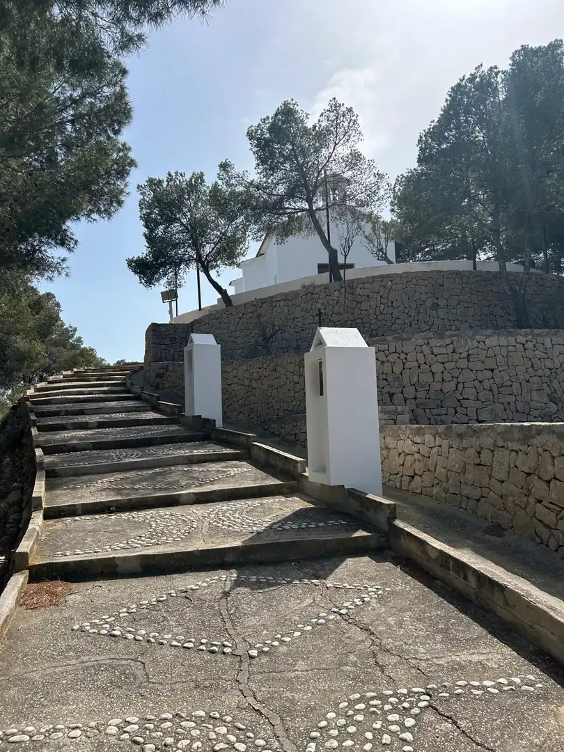 Außenansicht von Wohnungen zum Verkauf in Calpe / Calp mit Terrasse