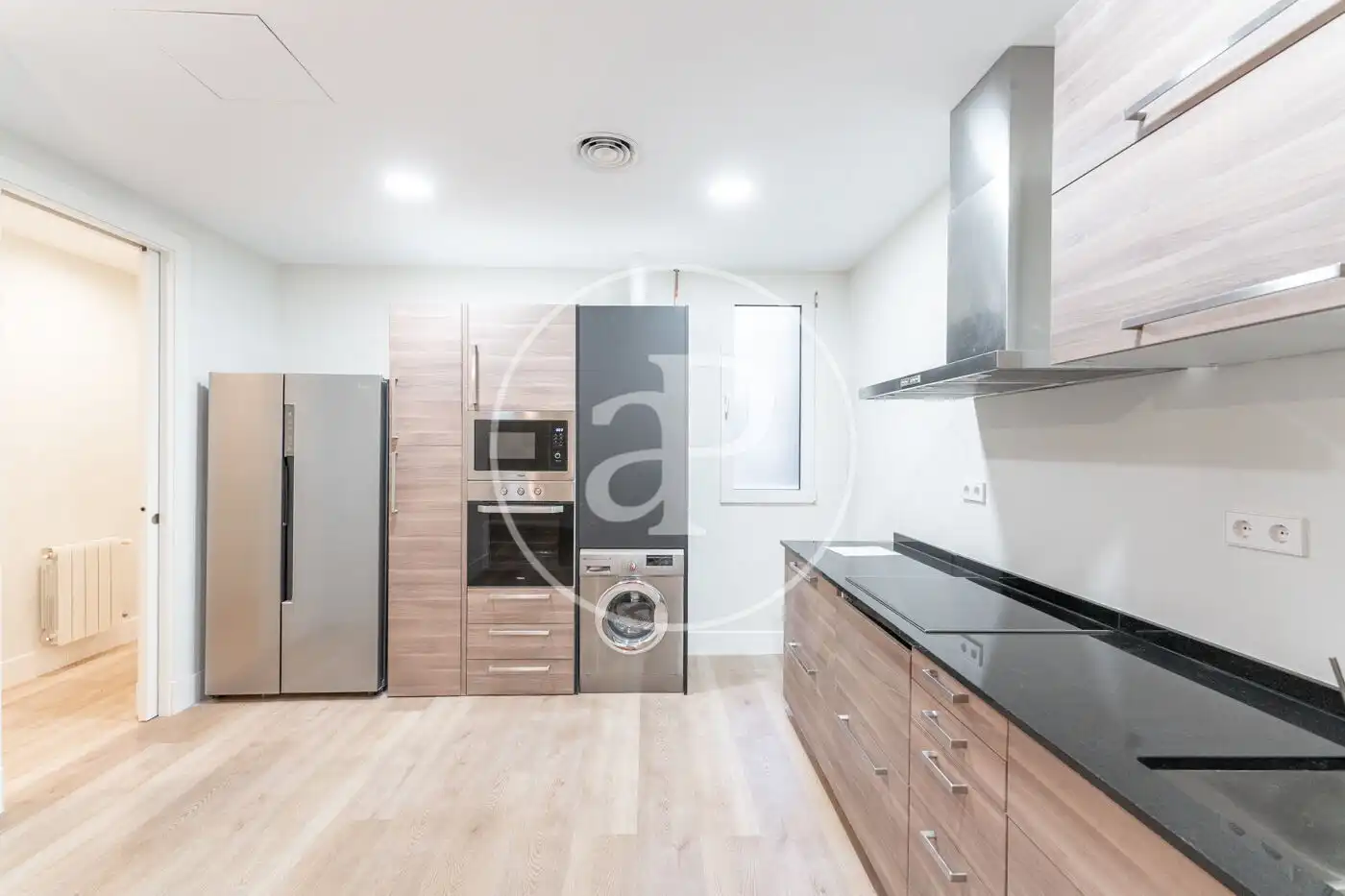 Kitchen of Flat for sale in Madrid  with Air Conditioner, Heating and Storage room