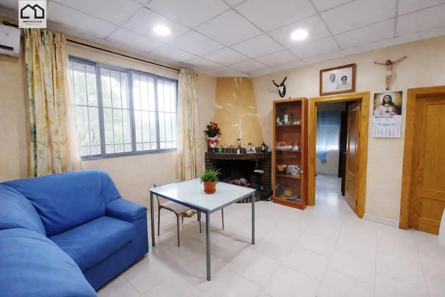 Sala de estar de Casa o chalet de alquiler en Murcia con Aire acondicionado, Piscina y Amueblado