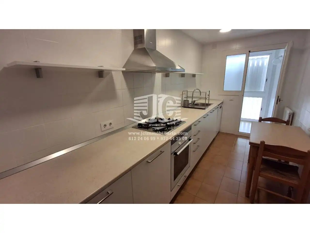 Cocina de Piso de alquiler en Tortosa con Aire acondicionado, Terraza y Amueblado