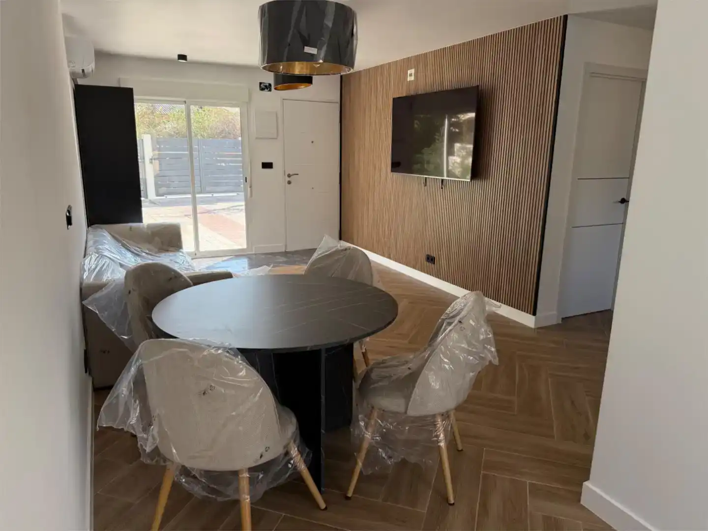 Comedor de Casa o chalet en venta en La Nucia con Aire acondicionado, Jardín privado y Parquet