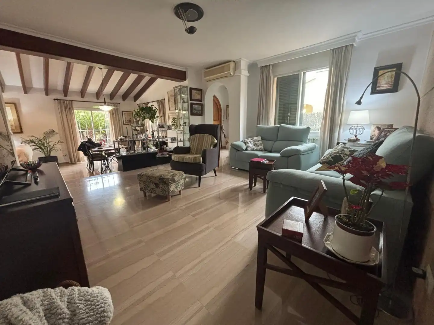 Sala d'estar de Casa o xalet en venda en Marratxí amb Aire condicionat, Calefacció i Jardí privat