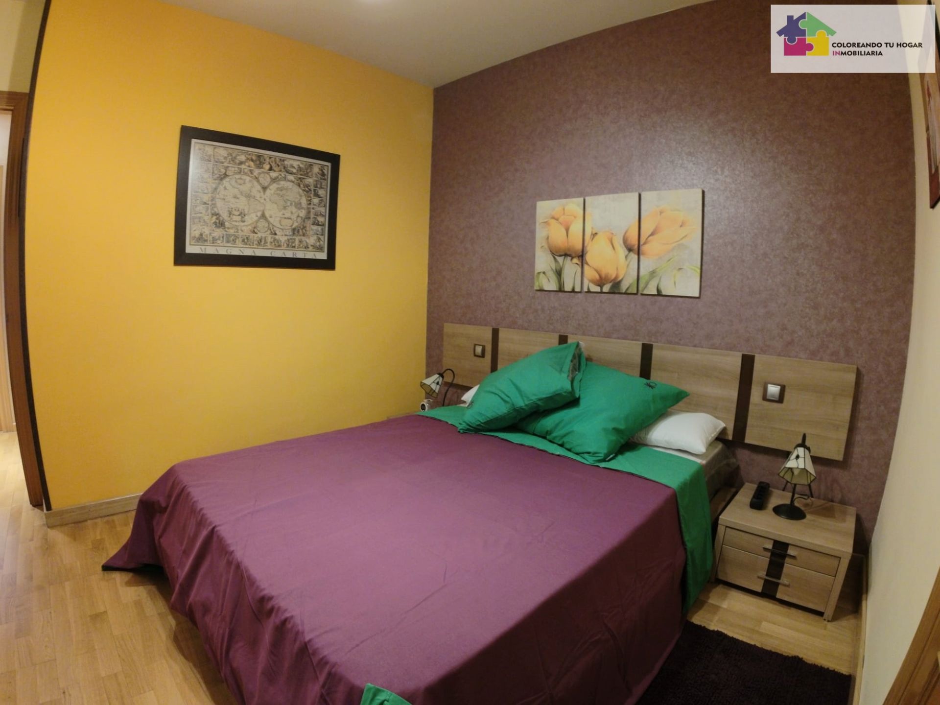Bedroom of Flat to rent in León Capital   with Heating, Parquet flooring and Terrace