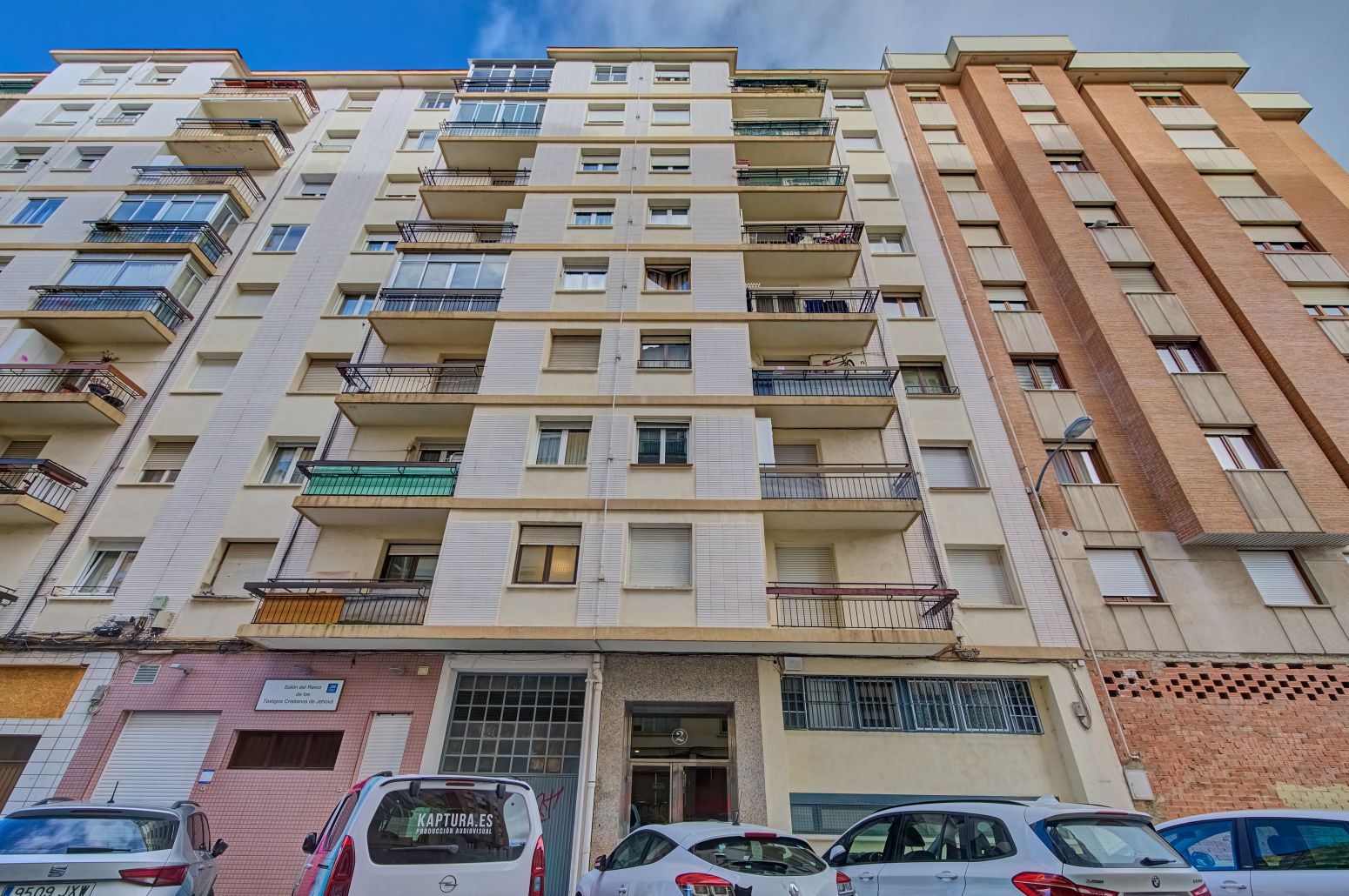 Vista exterior de Pis en venda en Burlada / Burlata amb Calefacció, Parquet i Balcó