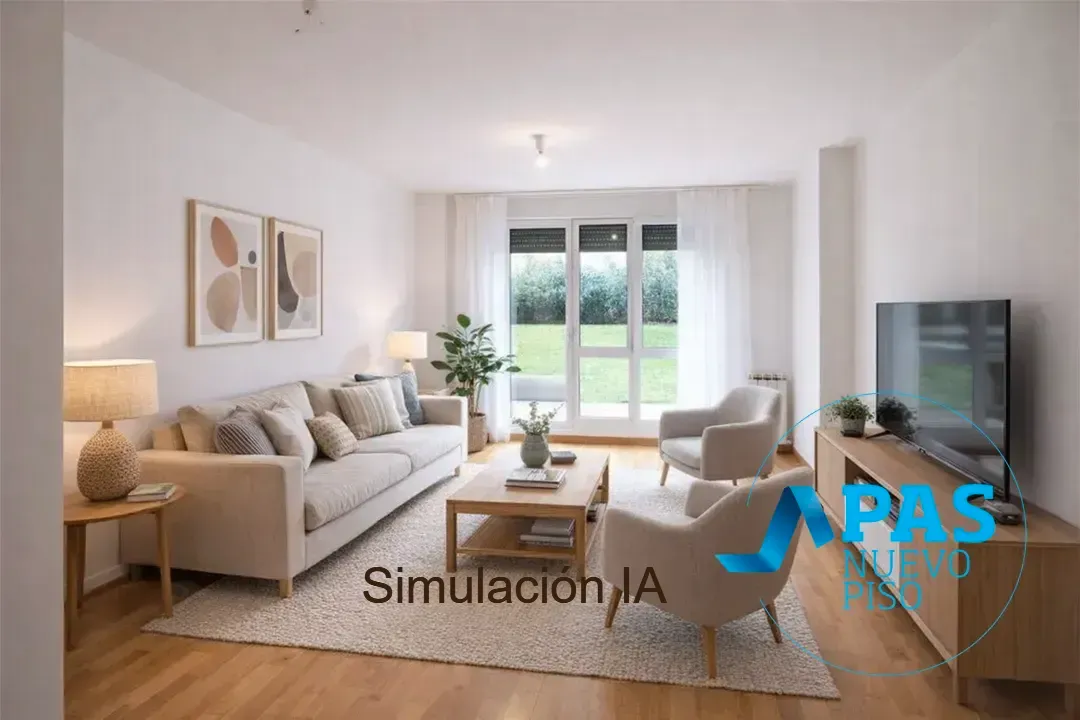 Living room of Flat for sale in Santander  with Heating, Private garden and Storage room