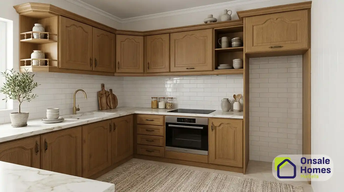 Kitchen of Detached homes for sale in Mijas  with Private garden