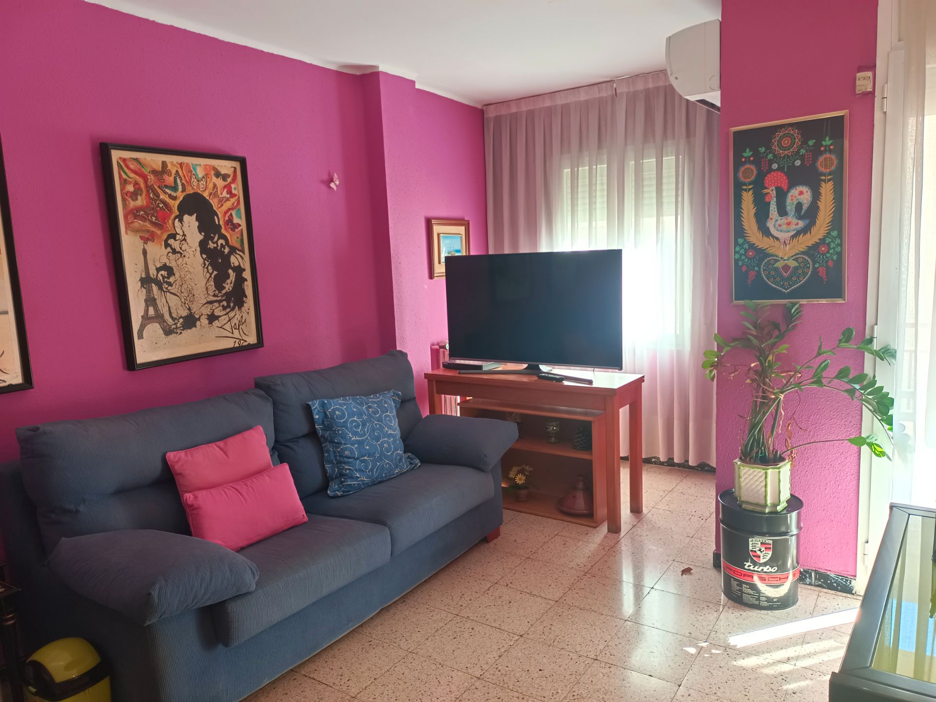 Sala d'estar de Pis en venda en  Lleida Capital amb Aire condicionat, Calefacció i Moblat