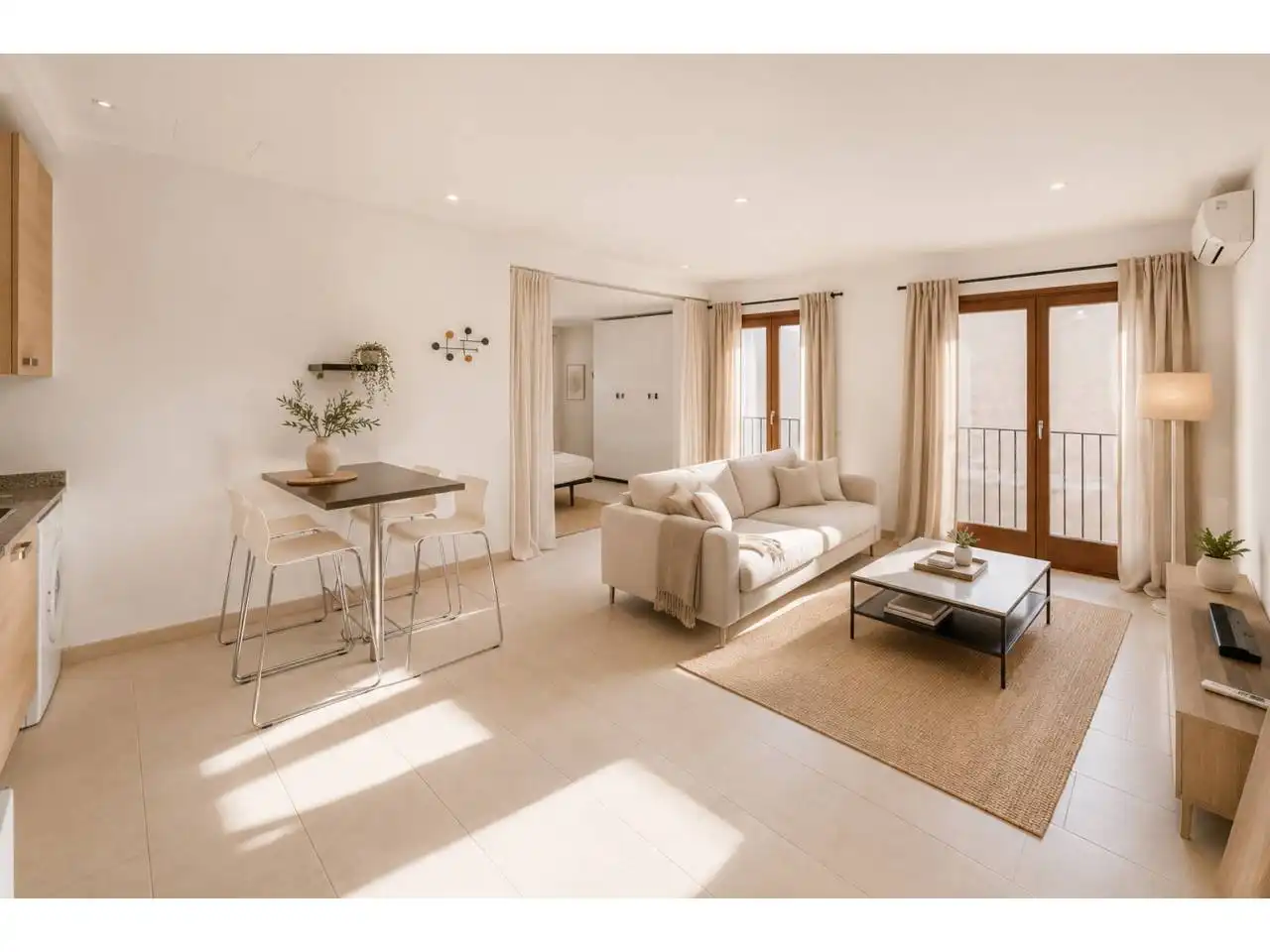 Sala d'estar de Pis en venda en  Palma de Mallorca amb Aire condicionat