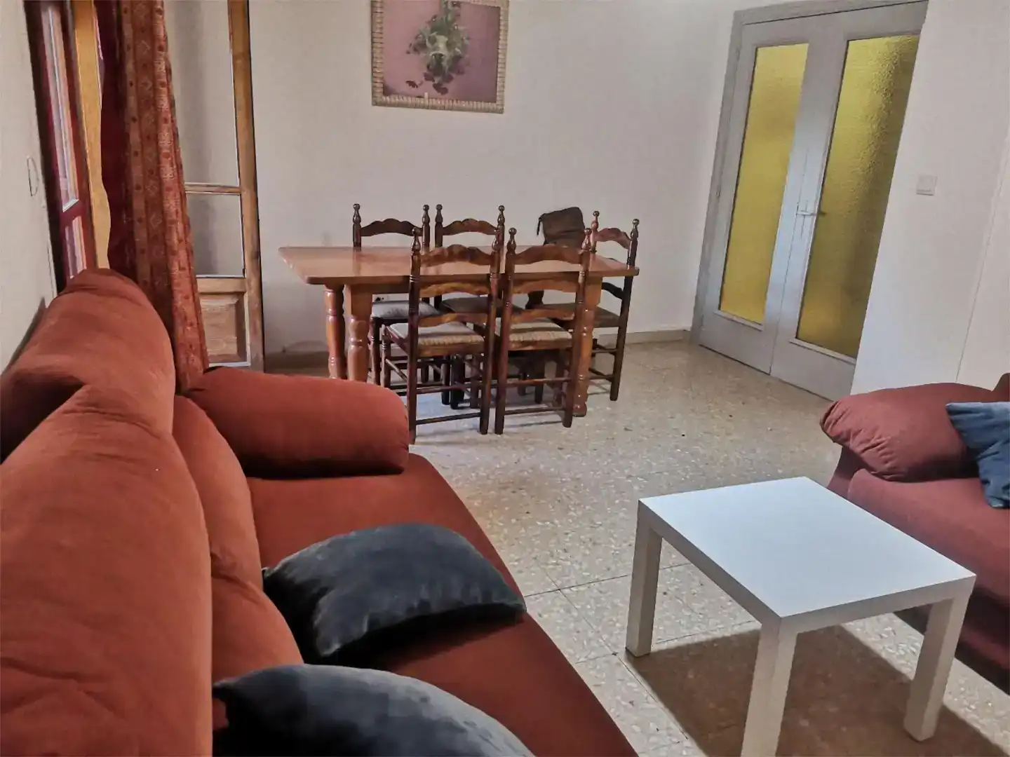 Sala d'estar de Pis en venda en Las Pedroñeras    amb Traster, Moblat i Microones