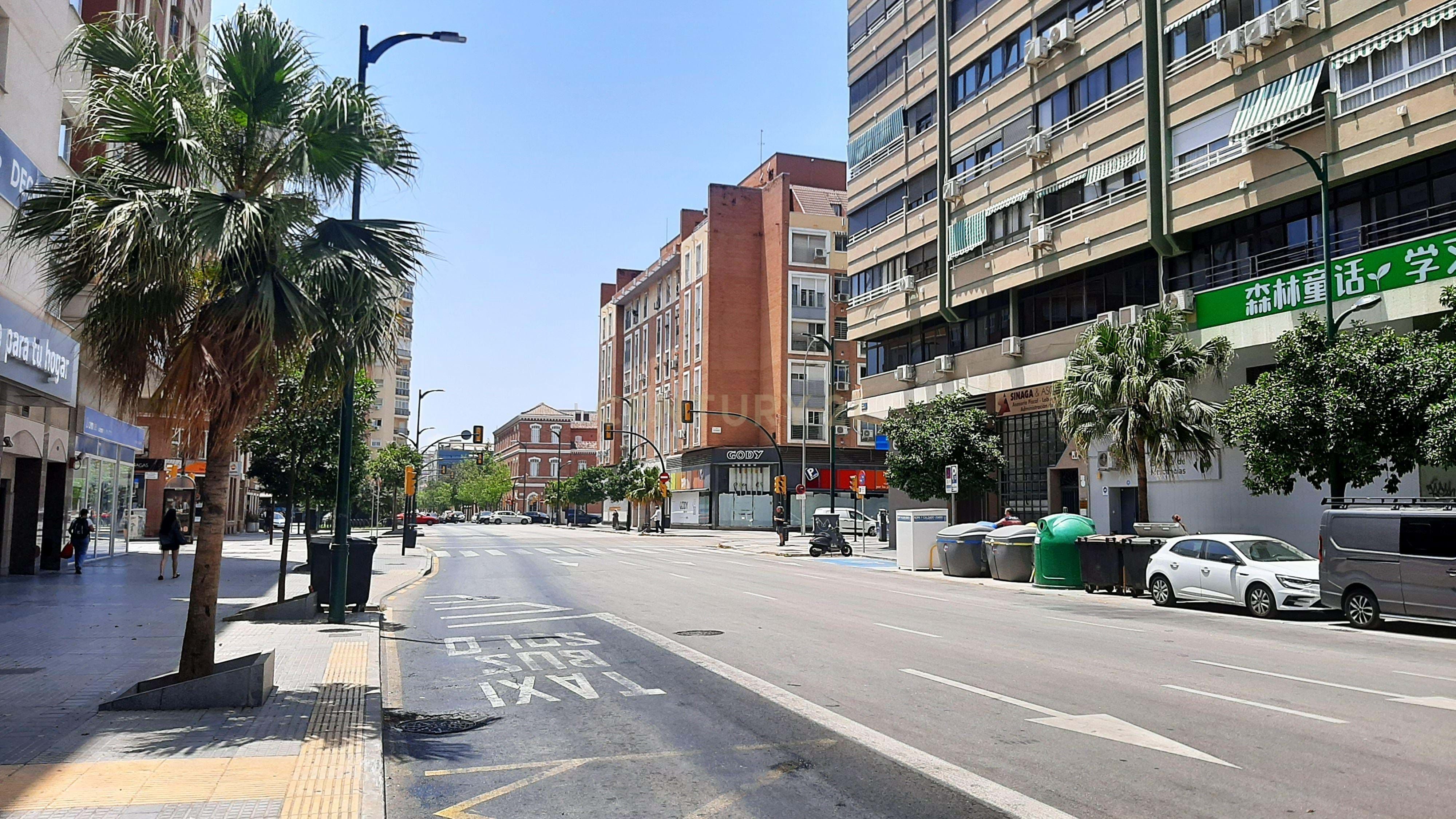 Vista exterior de Pis de lloguer en Málaga Capital amb Terrassa