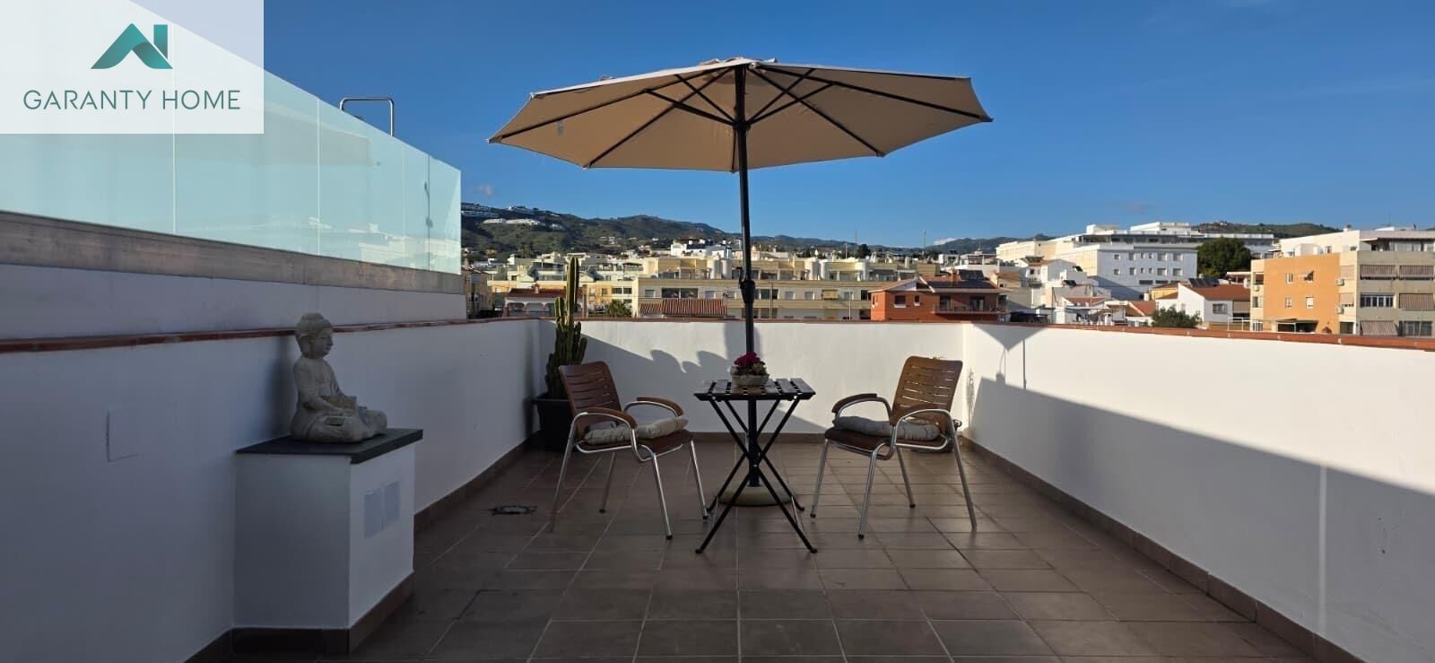 Terrassa de Àtic de lloguer en Rincón de la Victoria amb Aire condicionat, Terrassa i Moblat