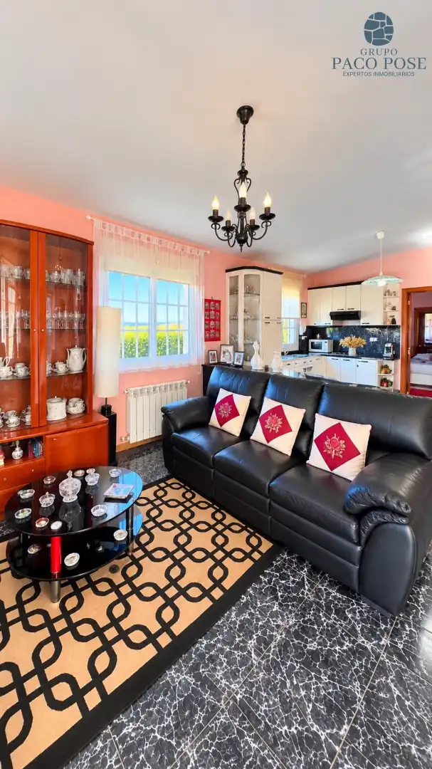 Sala d'estar de Casa o xalet en venda en Fisterra, A Coruña