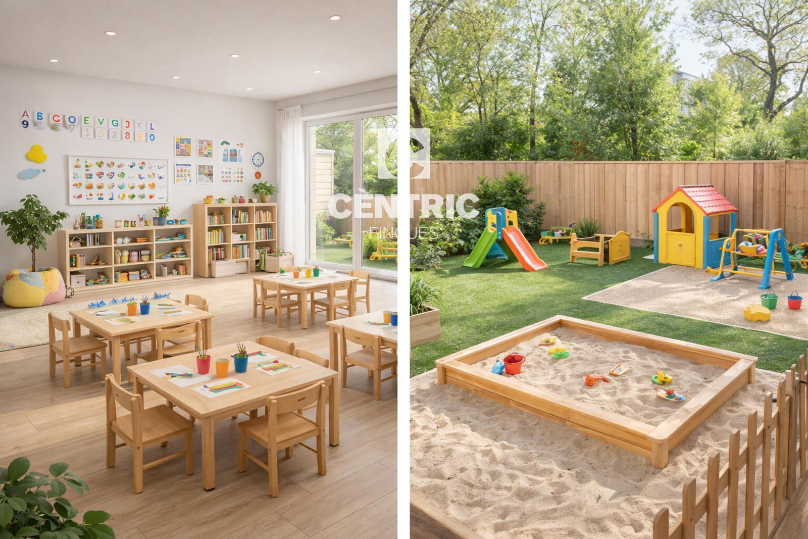 Jardí de Local de lloguer en Terrassa