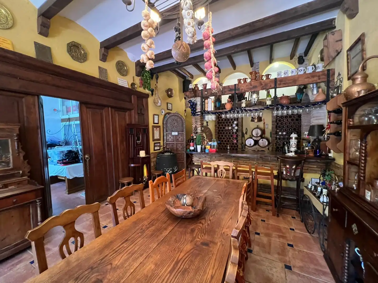 Dining room of Houses for sale in Málaga  with Air Conditioner, Heating and Private garden
