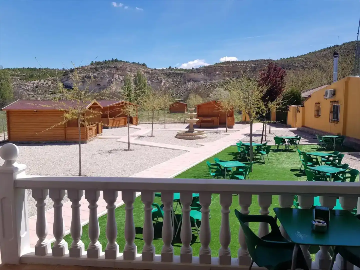 Terrassa de Finca rústica en venda en Valdeganga amb Aire condicionat, Jardí privat i Piscina