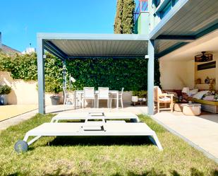 Terrace of Single-family semi-detached for sale in Pozuelo de Alarcón  with Air Conditioner, Terrace and Swimming Pool