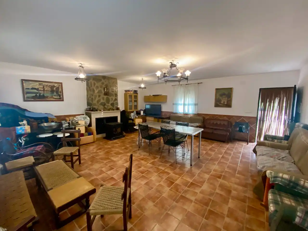 Sala d'estar de Casa o xalet en venda en Ciudad Real amb Calefacció, Jardí privat i Traster