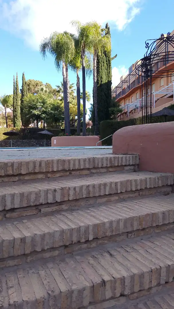 Vista exterior de Dúplex en venda en Islantilla amb Jardí privat, Terrassa i Traster