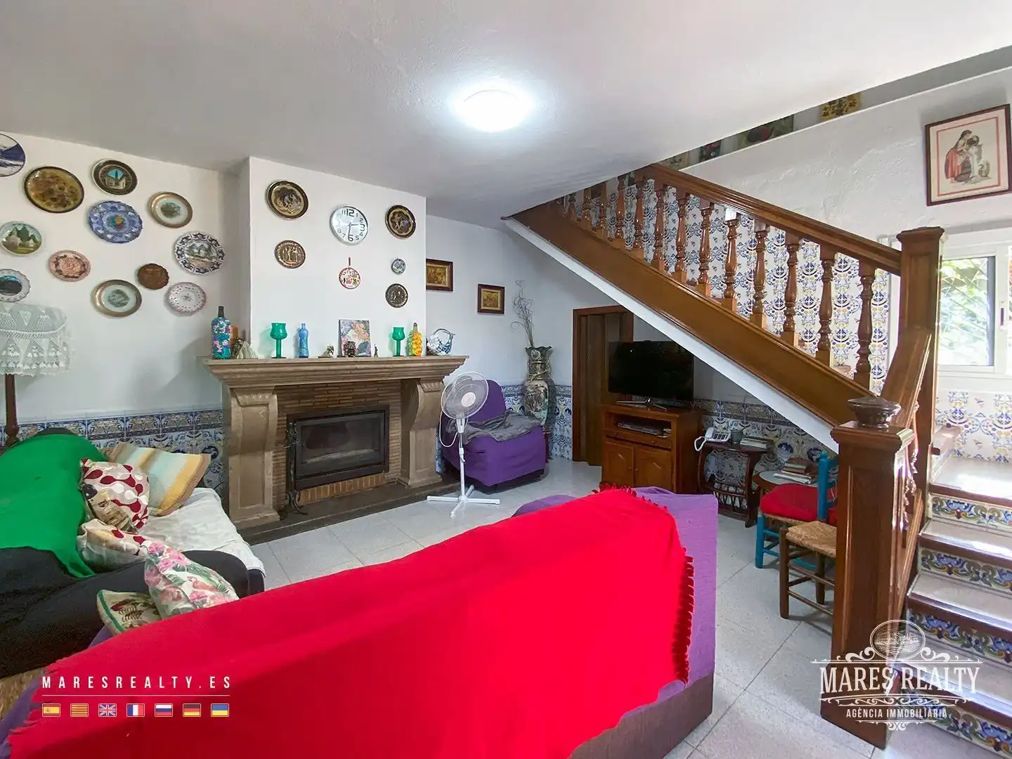 Sala de estar de Casa o chalet en venta en Argentona con Calefacción, Jardín privado y Trastero
