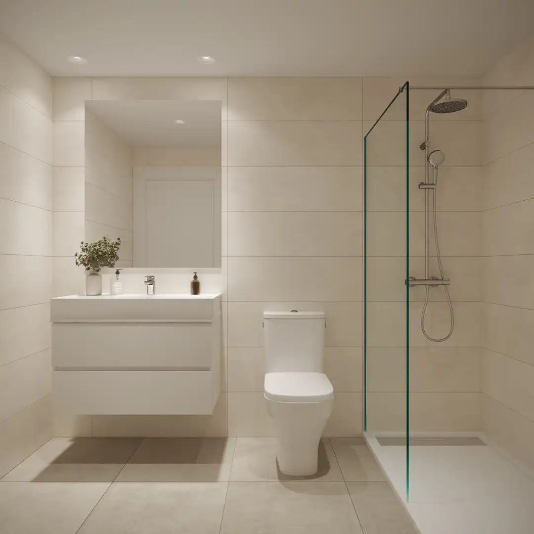 Baño de Apartamento en venta en Marbella con Aire acondicionado, Terraza y Piscina
