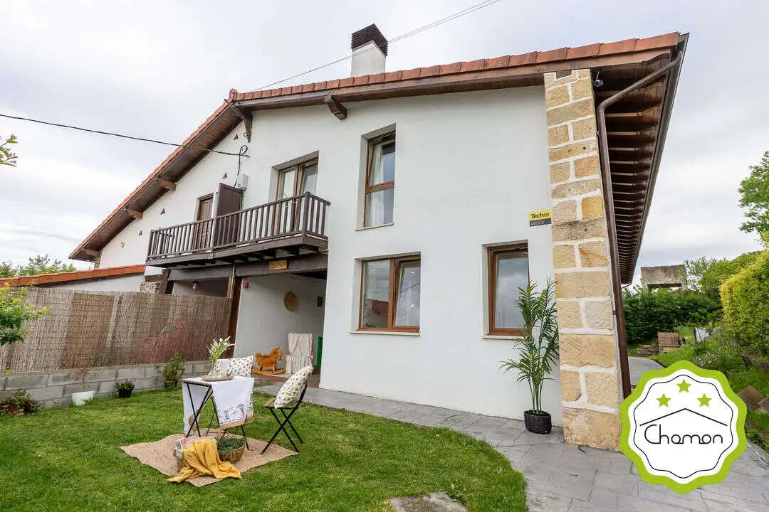 Vista exterior de Finca rústica en venta en Erandio con Calefacción, Jardín privado y Terraza