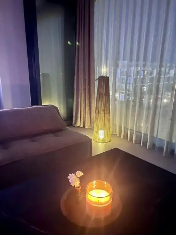 Sala de estar de Casa o chalet de alquiler en Torrox con Piscina comunitaria